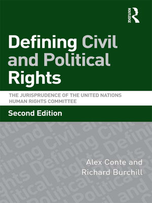 cover image of Defining Civil and Political Rights